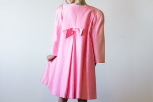 Scaasi Couture Vintage Silk Coat