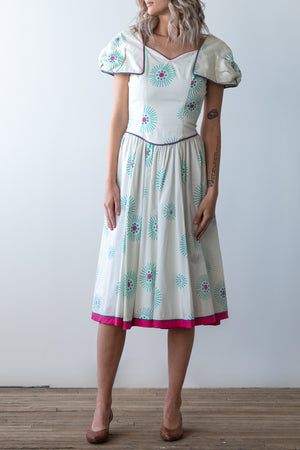 Vintage Cotton Day Dress