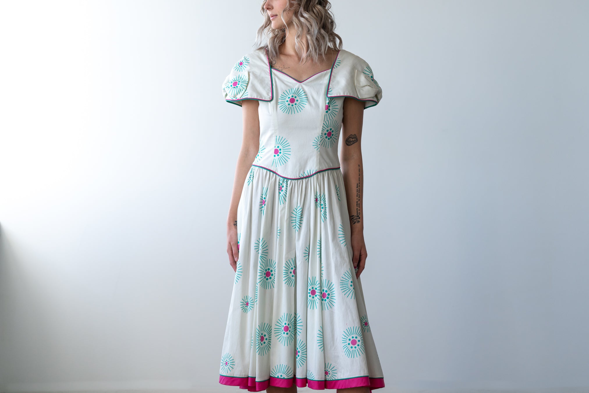 Vintage Cotton Day Dress