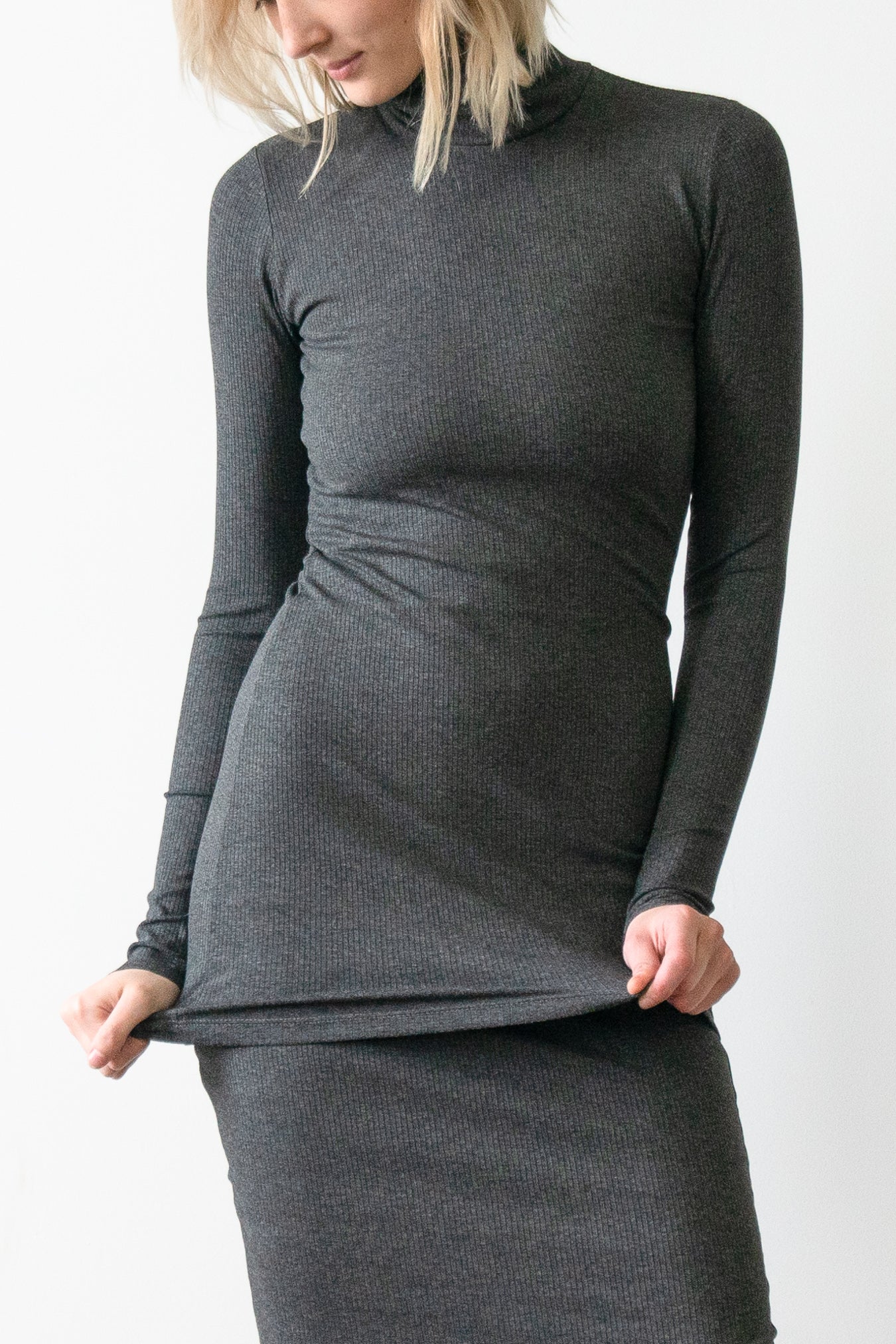 Archival Ribbed Illusion Dress