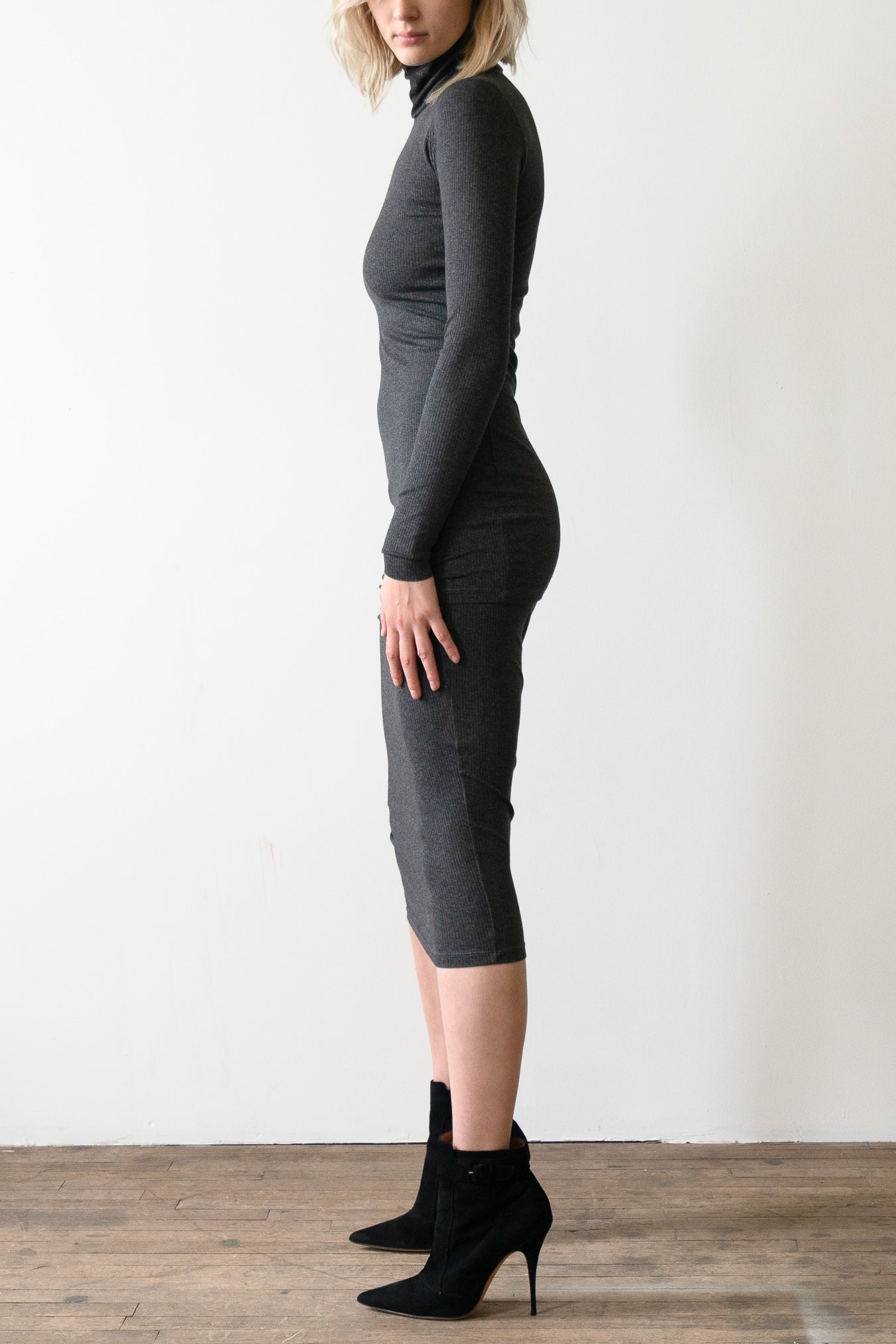 Archival Ribbed Illusion Dress