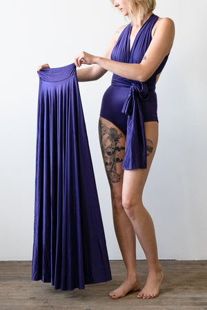 Exclusive Satin Wrap Bodysuit