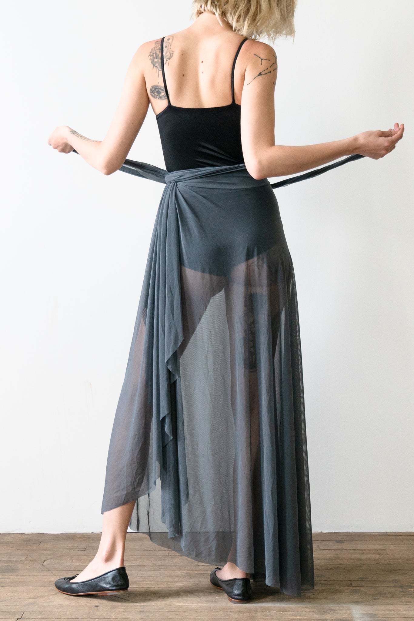Exclusive Satin Cami Strap Bodysuit