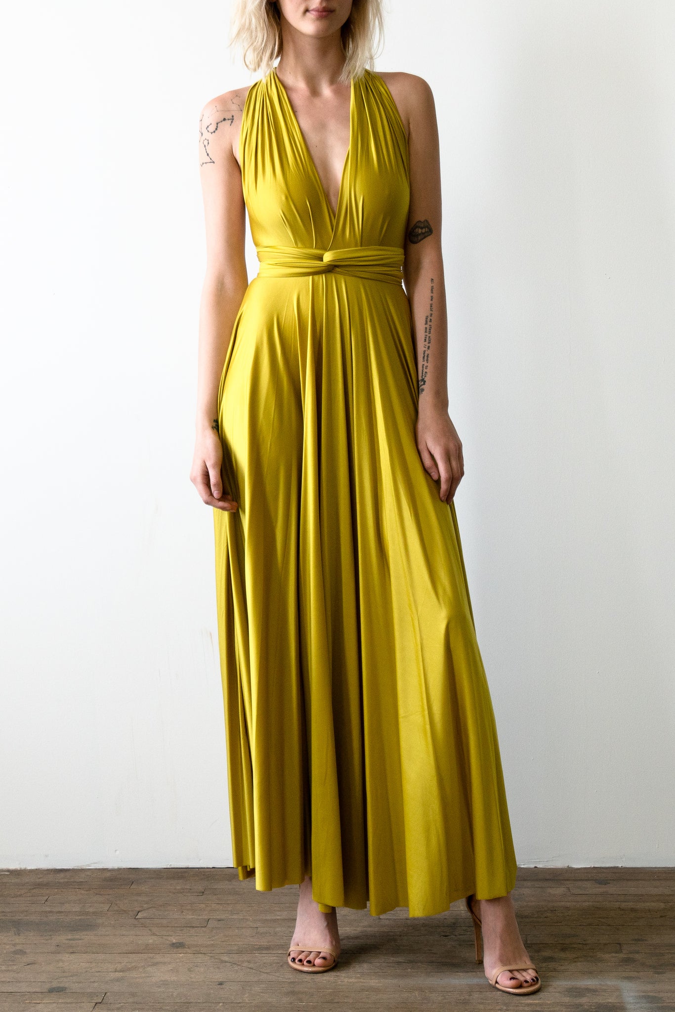 Archival Satin Ball Gown