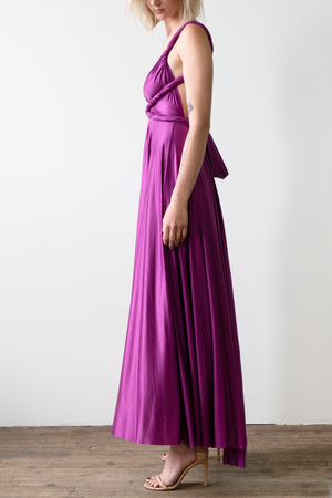 Archival Satin Ball Gown