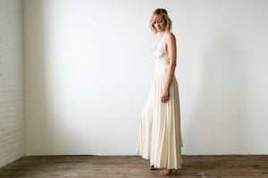 Archival Satin Ball Gown