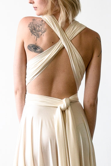 Archival Satin Ball Gown