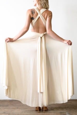 Archival Satin Ball Gown