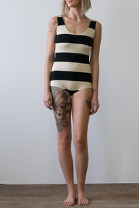 Archival Engineered Stripe Bodysuit