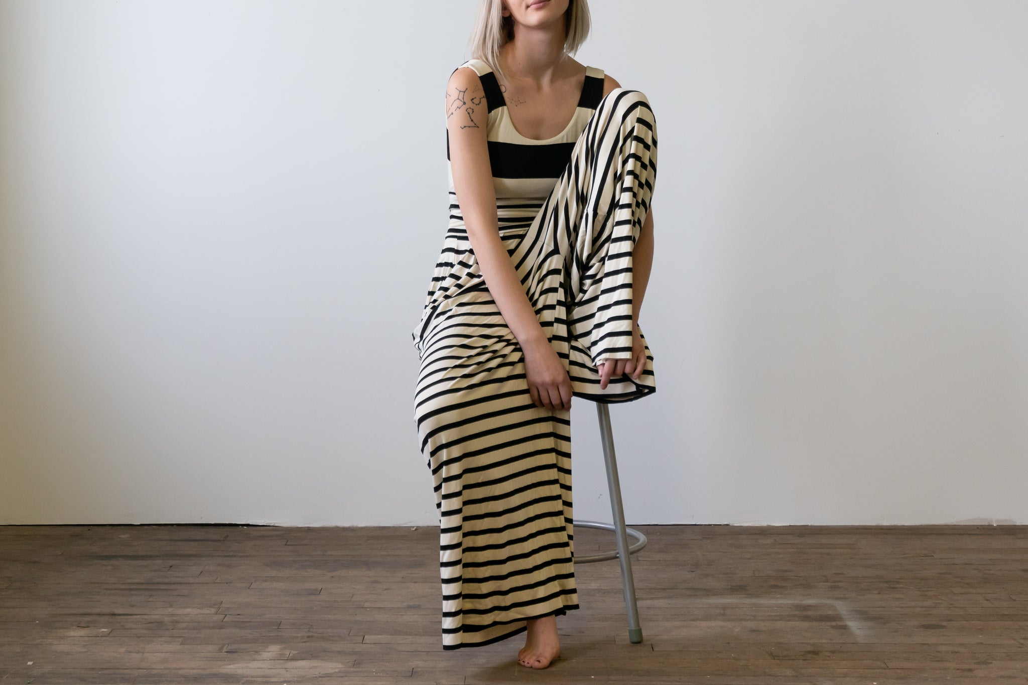 Archival Engineered Stripe Bodysuit