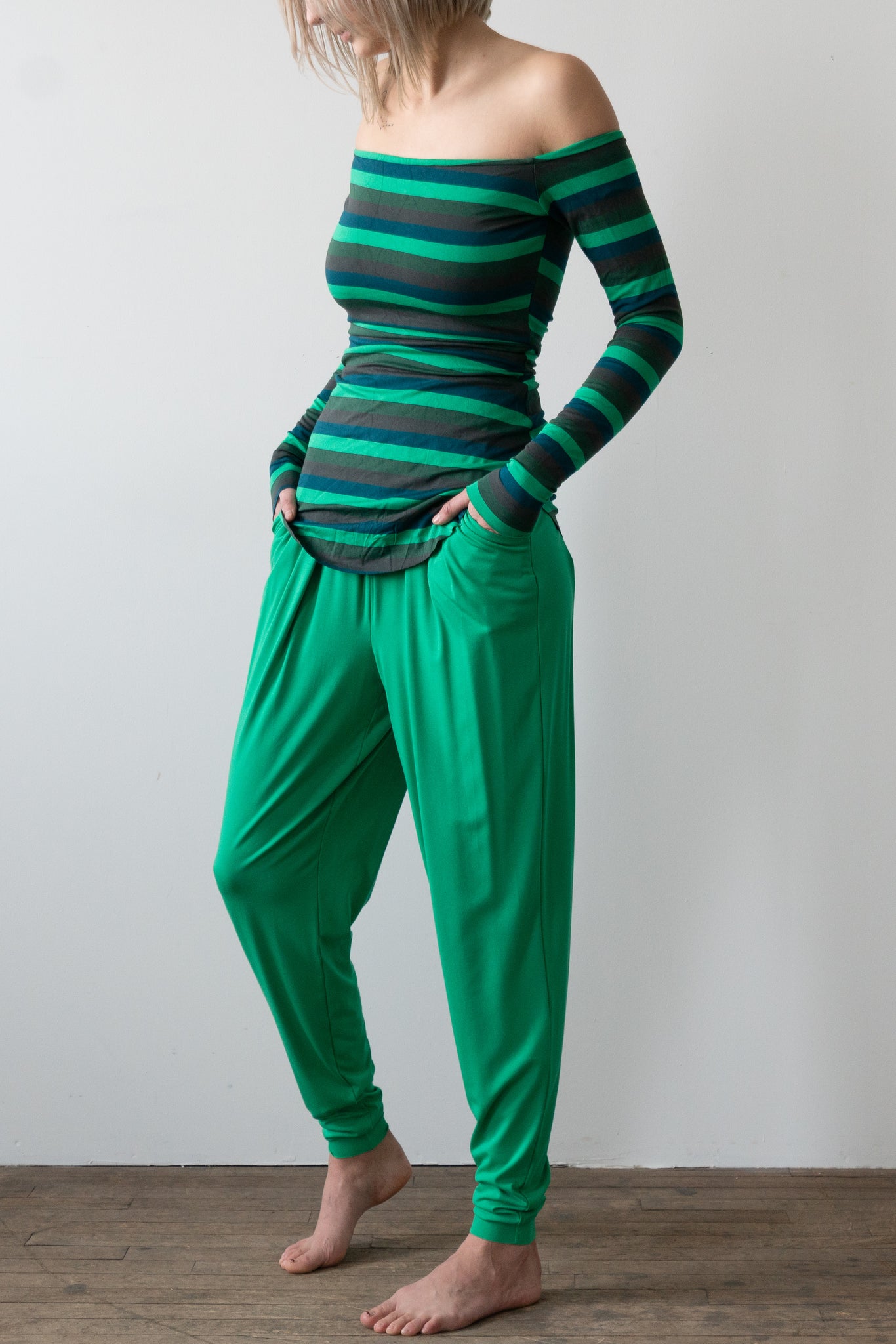 Exclusive Pin Leg Pants