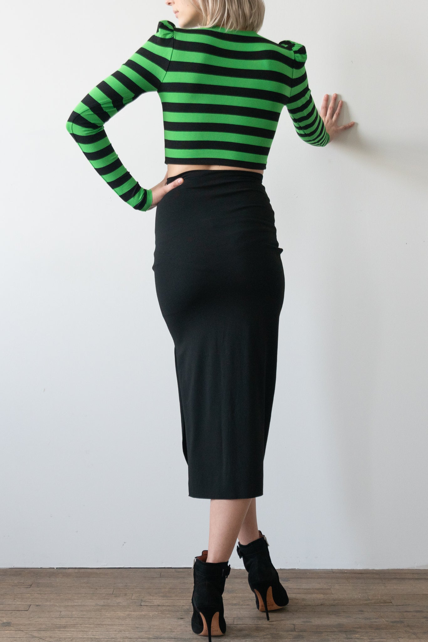 Rare Archive Cropped Puff Sleeve Top