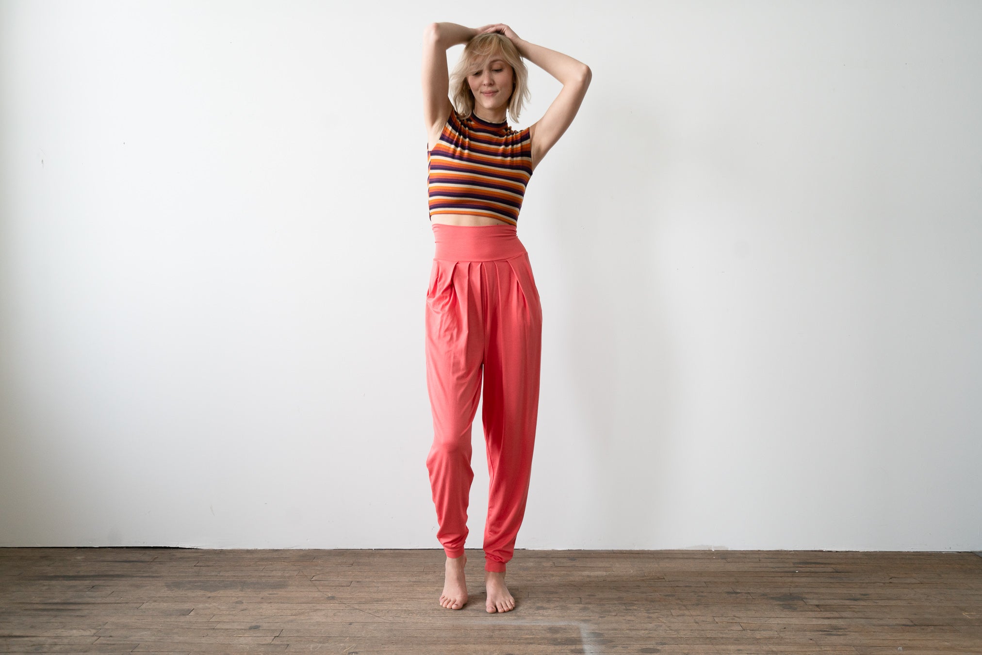 Exclusive Pin Leg Pants