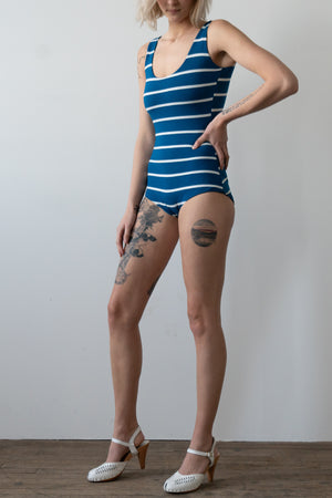 Archival Engineered Stripe Bodysuit