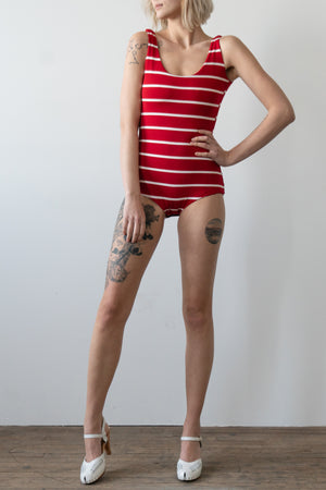 Archival Engineered Stripe Bodysuit