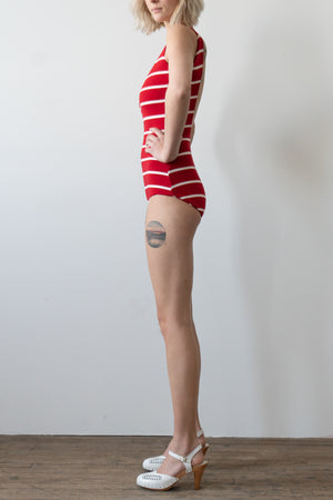 Archival Engineered Stripe Bodysuit