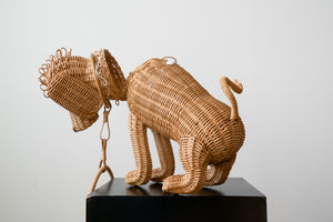 Vintage Wicker Doggie Purse