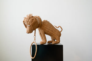 Vintage Wicker Doggie Purse