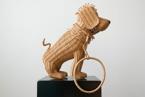 Vintage Wicker Doggie Purse