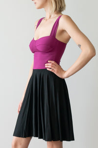 Exclusive Bi-color Bustier Dress